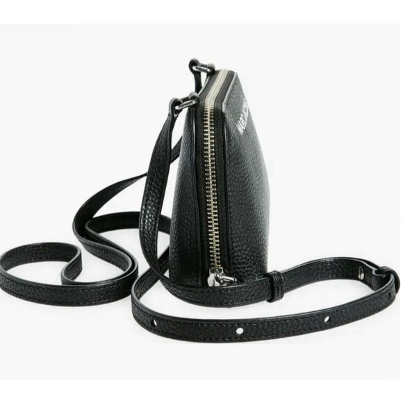 New Marc Jacobs Small Crossbody Pouch Pebble Leather Black - Picture 4 of 6